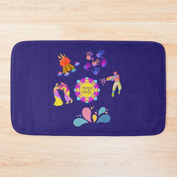 Item preview, Happy Holi Colorful Festival Design | Indian Festival Art Celebration Illustration designed and sold by CreativePallavi.