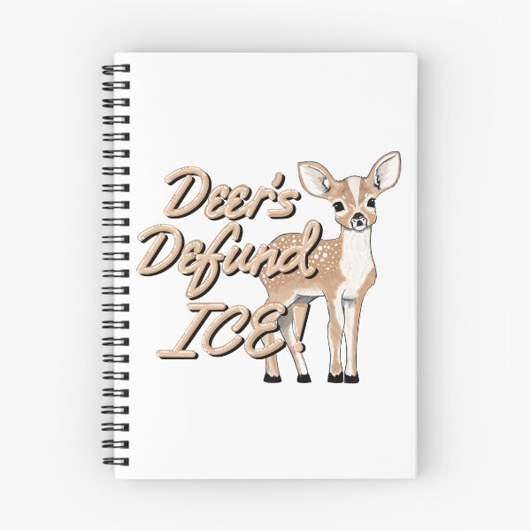 Item preview, Deer's Defund ICE! - Original Art Print designed and sold by DesignsByADiva.