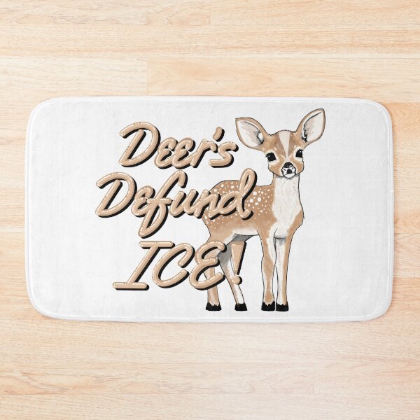Item preview, Deer's Defund ICE! - Original Art Print designed and sold by DesignsByADiva.