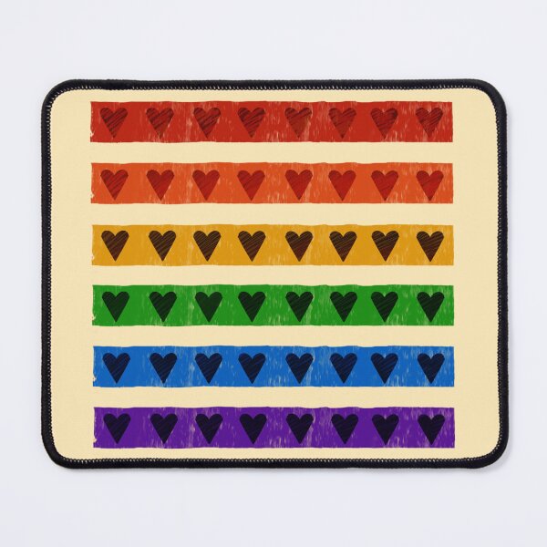 Item preview, Unique Rainbow Flag Heart Design designed and sold by Pevkay97.