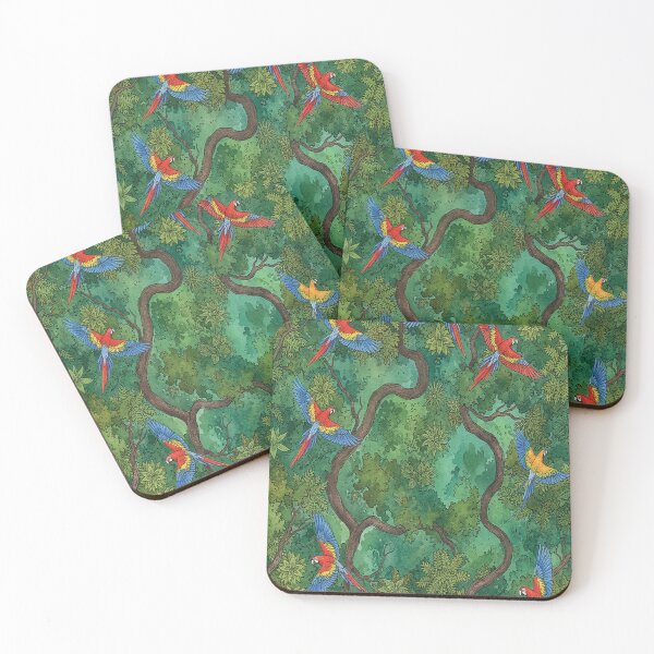 Item preview, Amazon Rainforest Brazil - Lush Jungle Watercolor Art designed and sold by TheDesignDen21.