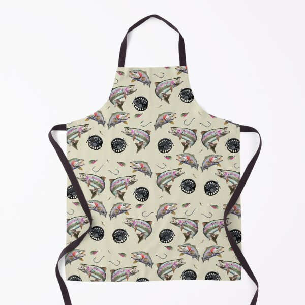 Item preview, Rainbow Trout Fly Fishing Pattern – Angler Gear & Tackle Illustration designed and sold by Color4Nature.