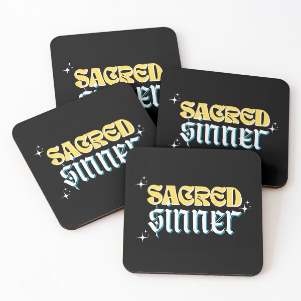 Item preview, Sacred Sinner | Gold Cyan Y2K Gothic Aesthetic Streetwear designed and sold by JB-designstudio.