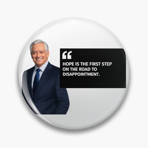 Item preview, Hope Is the First Step on the Road to Disappointment – Dark Humor Motivational Quote designed and sold by StrayaDesign.