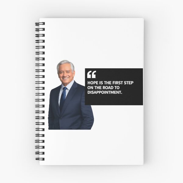 Item preview, Hope Is the First Step on the Road to Disappointment – Dark Humor Motivational Quote designed and sold by StrayaDesign.