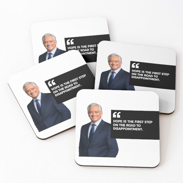 Item preview, Hope Is the First Step on the Road to Disappointment – Dark Humor Motivational Quote designed and sold by StrayaDesign.