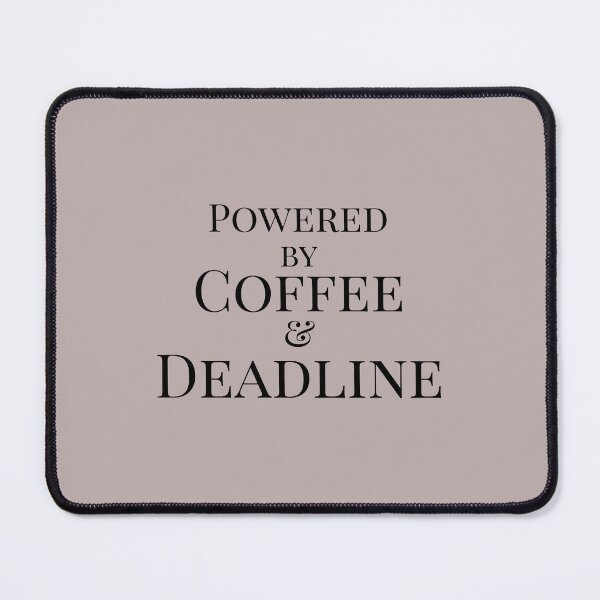 Item preview, Powered by Coffee and Deadlines Accountant Shirt designed and sold by arceeddesign.