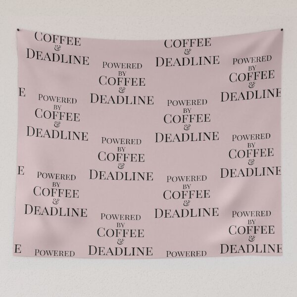 Item preview, Powered by Coffee and Deadlines Accountant Shirt designed and sold by arceeddesign.