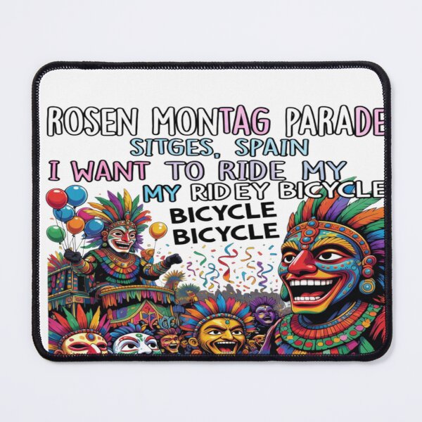 Item preview, Rosen Montag Parade Sitges Spain T-Shirt – Colorful Carnival Bicycle Festival Design | Pride Parade Party Art designed and sold by Sushikidsntod.