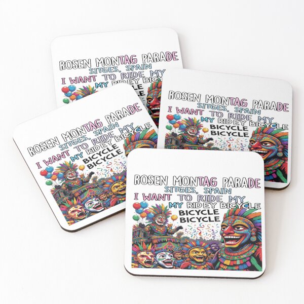 Item preview, Rosen Montag Parade Sitges Spain T-Shirt – Colorful Carnival Bicycle Festival Design | Pride Parade Party Art designed and sold by Sushikidsntod.