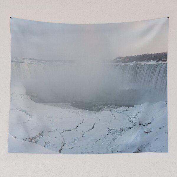 Item preview, Spectacular Frozen Niagara Horseshoe Falls in Winter designed and sold by Georgia Mizuleva.