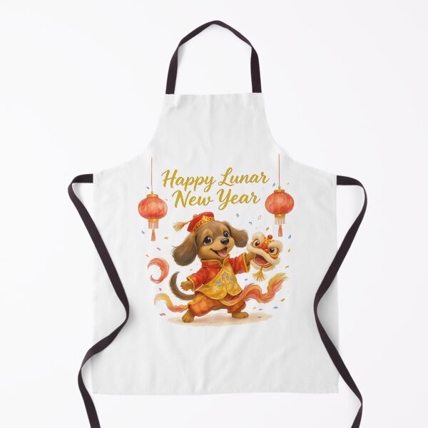 Item preview, Lunar New Year Dachshund designed and sold by Kedspicedesign.