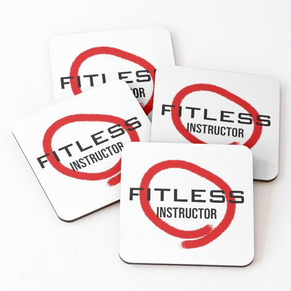 Item preview, Fitless Instructor - Funny Sarcastic Fitness Quote designed and sold by AnassBachar.