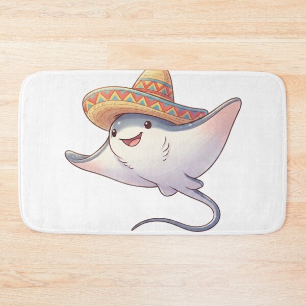 Item preview, Stingray wearing a sombrero designed and sold by Alohadreams.