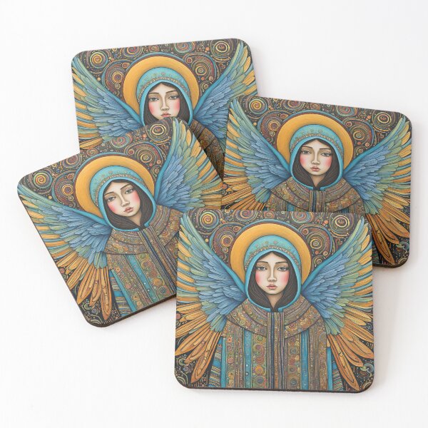 Item preview, Angel with wings wearing a hoodie Dancing  designed and sold by Colin Bentham.