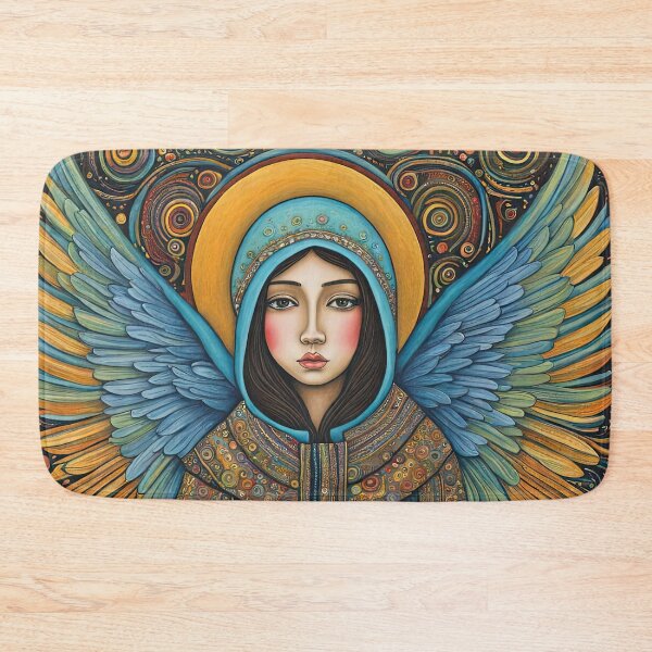 Item preview, Angel with wings wearing a hoodie Dancing  designed and sold by Colin Bentham.