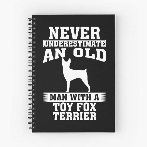 Item preview, Never Underestimate an Old Man with Toy Fox Terrier designed and sold by CosmoKitsch.
