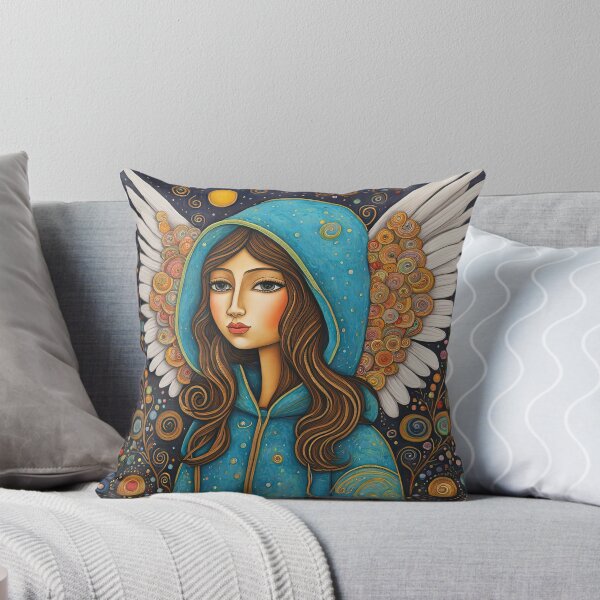 Item preview, Angel with wings wearing a hoodie Dancing  designed and sold by Colin Bentham.