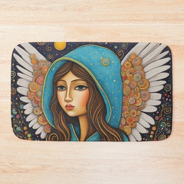 Item preview, Angel with wings wearing a hoodie Dancing  designed and sold by Colin Bentham.