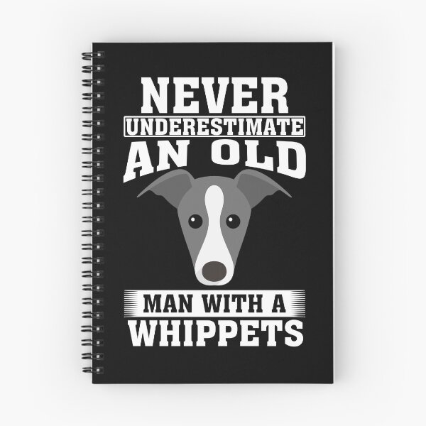 Item preview, Never Underestimate an Old Man with Whippets designed and sold by CosmoKitsch.