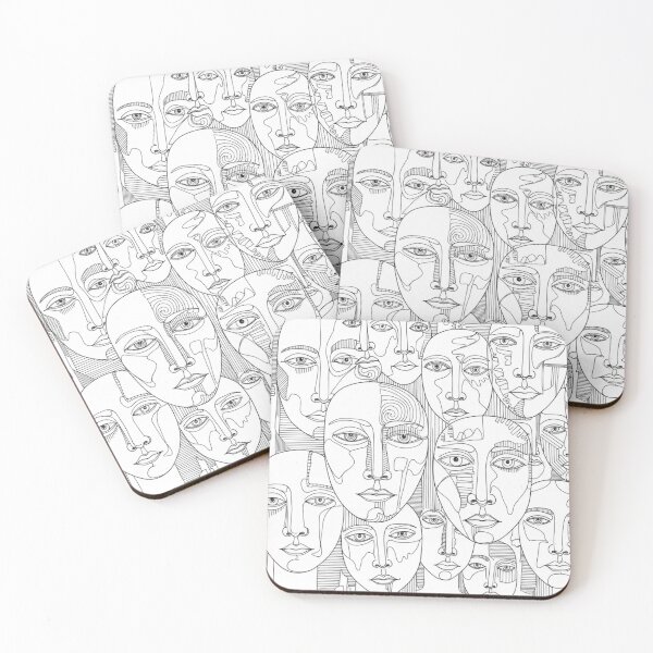 Item preview, Dense faces, silent diversity designed and sold by Sigtrix.