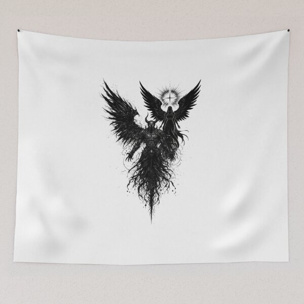 Item preview, Eternal Conflict: Shadow Angel and Obsidian Demon designed and sold by RjeeStudio.