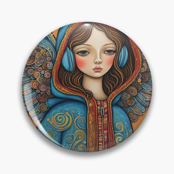 Item preview, Angel with wings wearing a hoodie Dancing  designed and sold by Colin Bentham.