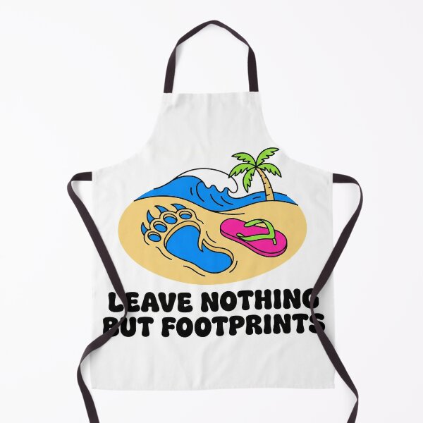 Item preview, Leave Nothing But Footprints Funny Beach Shirt Bear Claw Ocean Nature Lover Gift designed and sold by Trending Fashions.