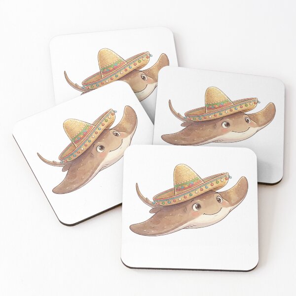 Item preview, Stingray with a Mexican sombrero designed and sold by Alohadreams.