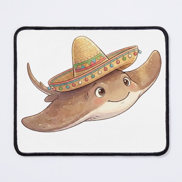 Item preview, Stingray with a Mexican sombrero designed and sold by Alohadreams.