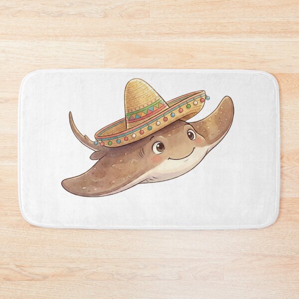Item preview, Stingray with a Mexican sombrero designed and sold by Alohadreams.