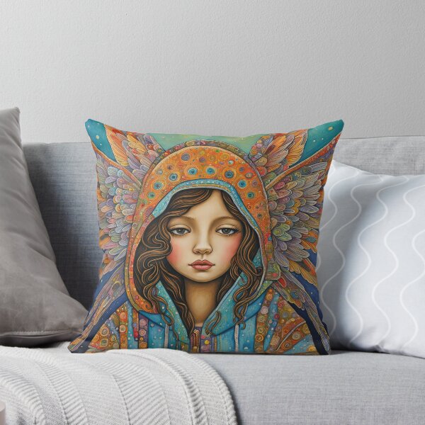 Item preview, Angel with wings wearing a hoodie Dancing  designed and sold by Colin Bentham.