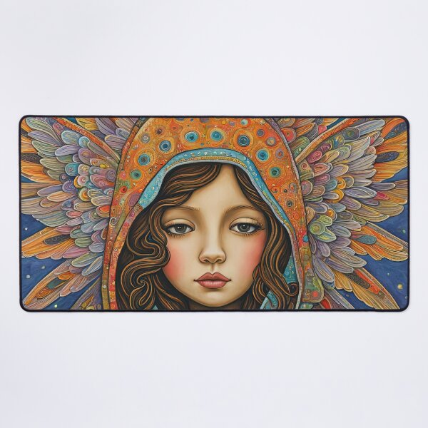 Item preview, Angel with wings wearing a hoodie Dancing designed and sold by Colin Bentham.