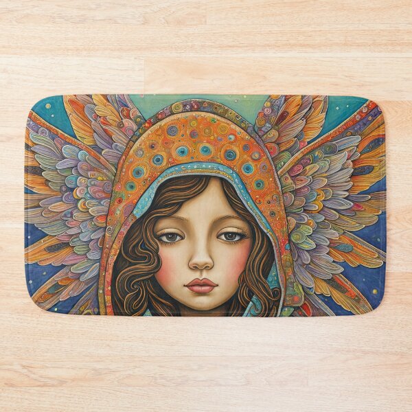 Item preview, Angel with wings wearing a hoodie Dancing  designed and sold by Colin Bentham.