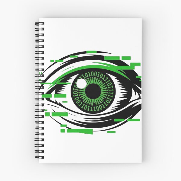 Item preview, Minimalist Matrix Glitch Eye Logo designed and sold by Mr-wow.