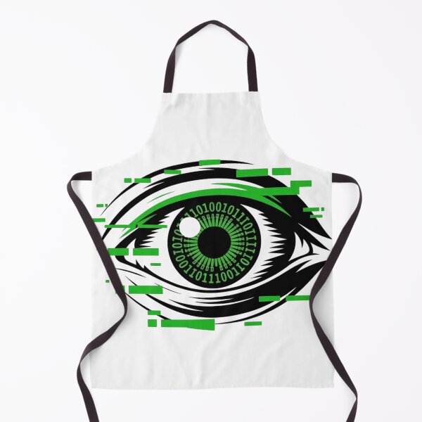 Item preview, Minimalist Matrix Glitch Eye Logo designed and sold by Mr-wow.