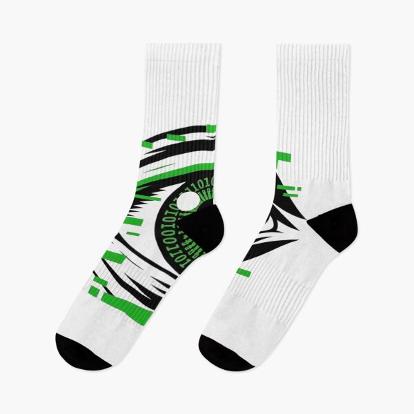 Item preview, Minimalist Matrix Glitch Eye Logo designed and sold by Mr-wow.