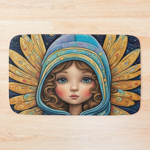 Item preview, Angel with wings wearing a hoodie Dancing  designed and sold by Colin Bentham.