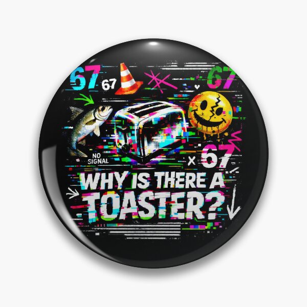 Item preview, Surreal Toaster Glitch for Weirdcore Aesthetic designed and sold by SplashTastic.
