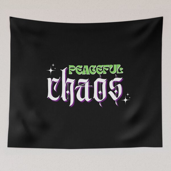 Item preview, Peaceful Chaos - Y2K Acid Goth Aesthetic designed and sold by JB-designstudio.
