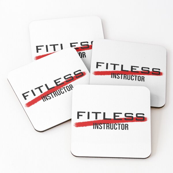 Item preview, Fitless Instructor - Funny Sarcastic Fitness Quote designed and sold by AnassBachar.