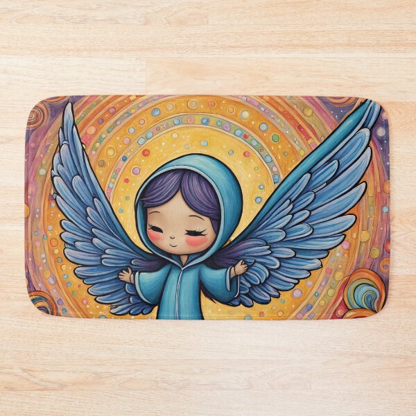 Item preview, Angel with wings wearing a hoodie Dancing  designed and sold by Colin Bentham.