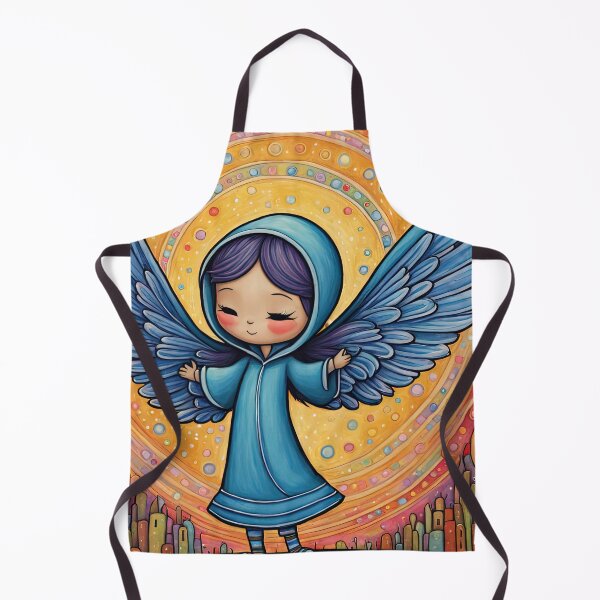 Item preview, Angel with wings wearing a hoodie Dancing  designed and sold by Colin Bentham.