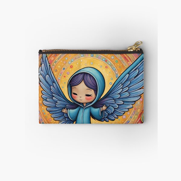 Item preview, Angel with wings wearing a hoodie Dancing  designed and sold by Colin Bentham.