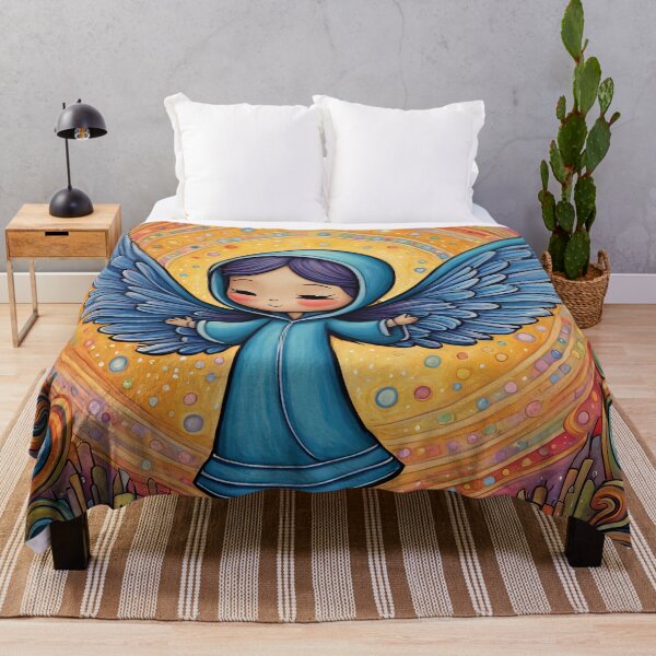 Item preview, Angel with wings wearing a hoodie Dancing designed and sold by Colin Bentham.