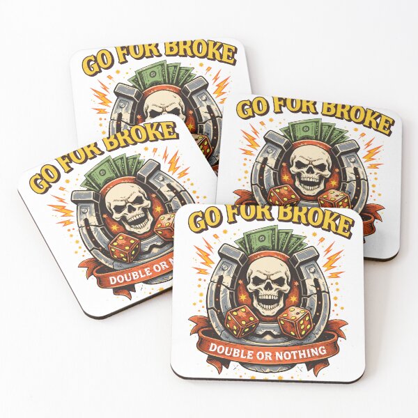 Item preview, Go For Broke Skull designed and sold by Matinez Pink.