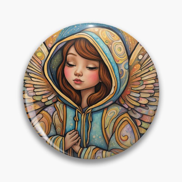 Item preview, Angel with wings wearing a hoodie Dancing  designed and sold by Colin Bentham.
