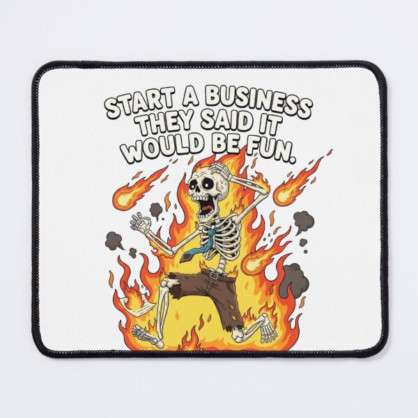 Item preview, Funny Skeleton Entrepreneur  designed and sold by Meryem Mamouni.