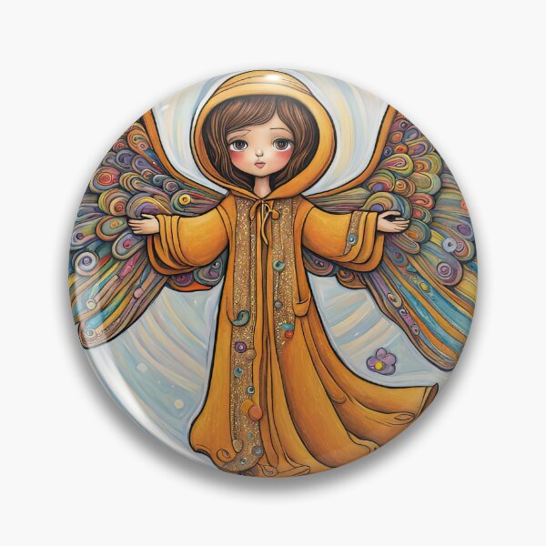 Item preview, Angel with wings wearing a hoodie Dancing  designed and sold by Colin Bentham.