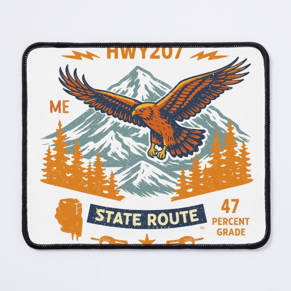 Item preview, Lisbon Ridge State Route 207 Eagle Design designed and sold by Matinez Pink.